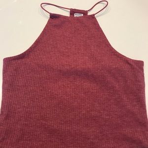 Pretty Me to We Pac Sun top wine color SZ small
